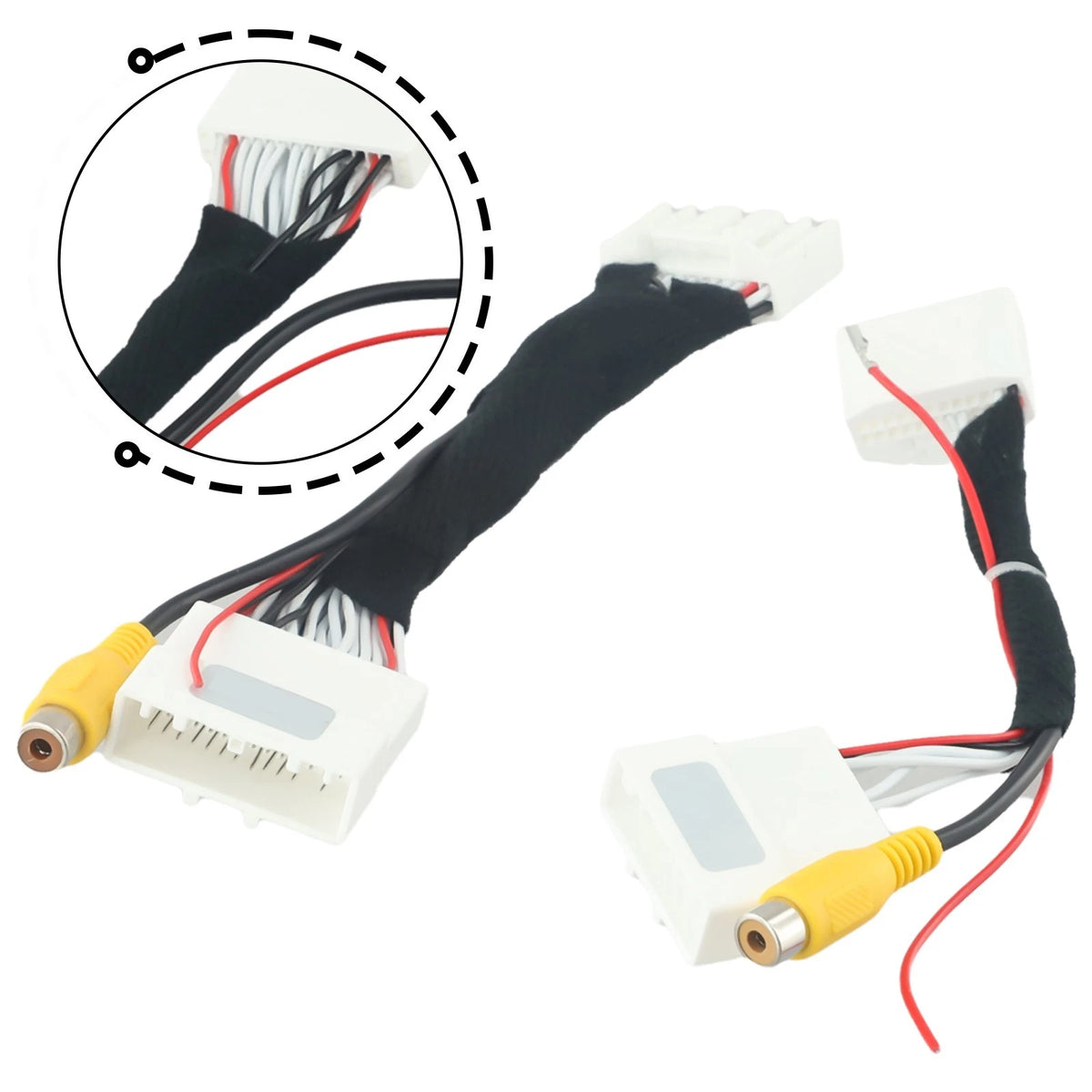 Front Camera 24Pin Rear Camera Adapter Cable for Toyota Land Cruiser Prado