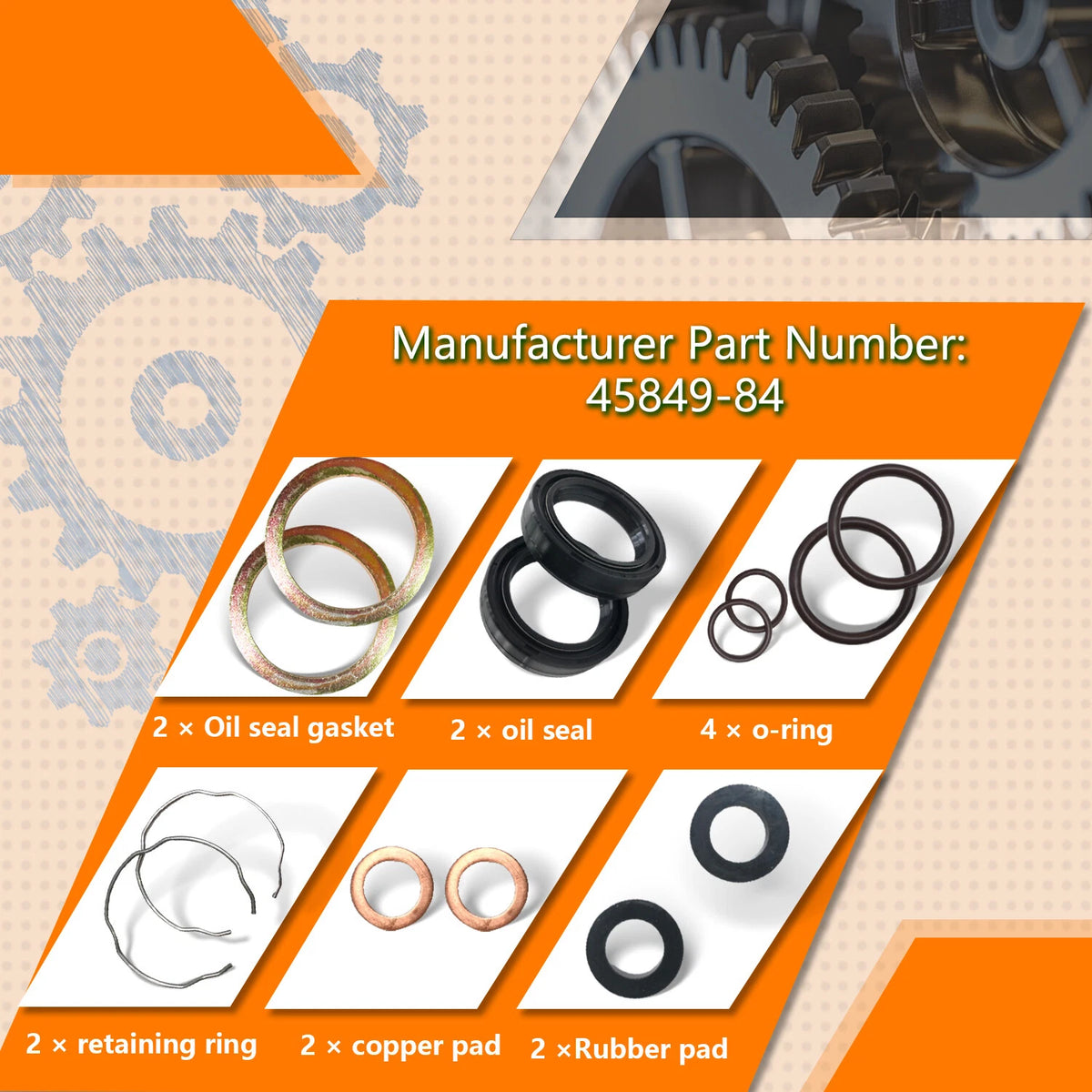 41mm Fork Oil Seal Kit for Harley Road King Electra Glide Softail (1994–2023)