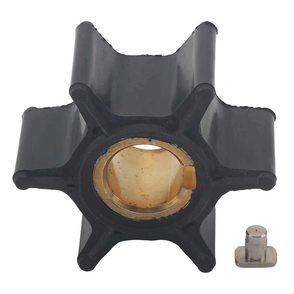Water Pump Impeller & Key for Evinrude Johnson 1.2-6 HP Outboard (387361)
