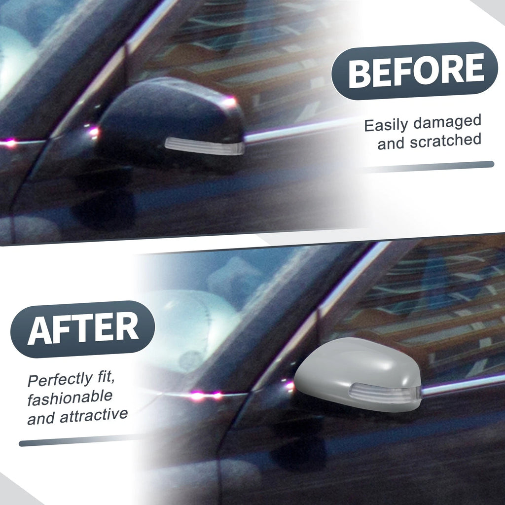 Left Side Mirror Cover Cap Gray for Toyota Mark X Reiz (2005–2015)