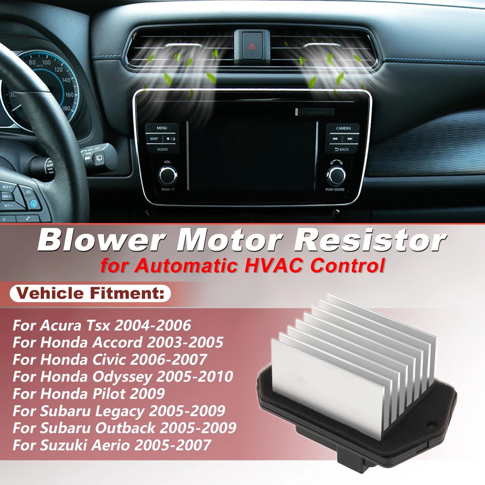 Blower Motor Resistor for Acura TSX (2004–2006) 20677/3A1299