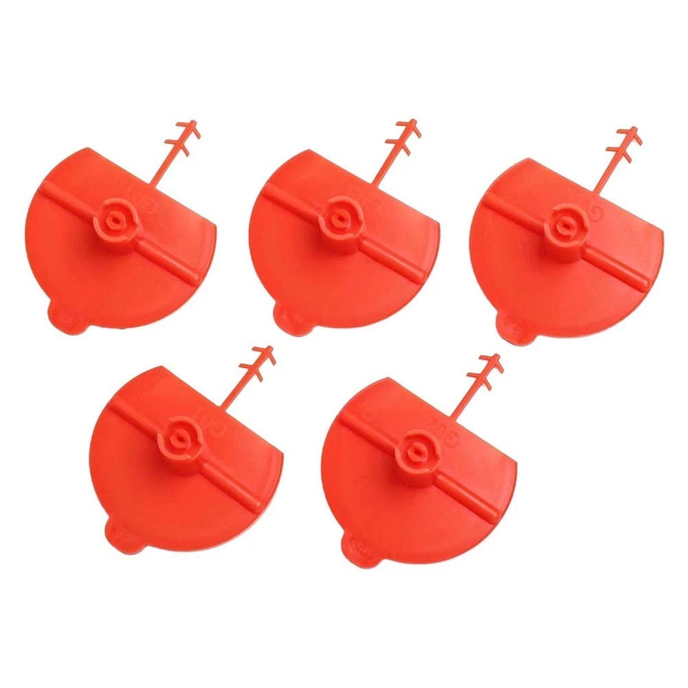 Set of 10 Urethane Flat Fan Nozzles for Polyurethane Foam (4.8x3.7cm)
