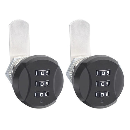 Three-Digit Mechanical Mailbox Lock for Cabinets (Deformation Resistant)