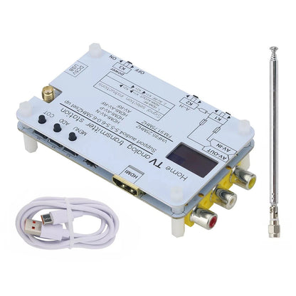 Aluminum Analog TV Signal Transmitter with Antenna for Home Use