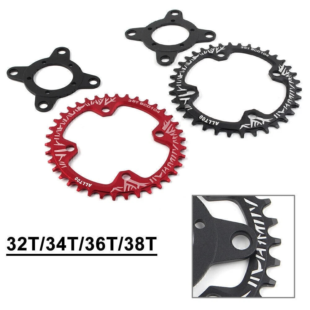 Bicycle Bafang 104BCD Cranks Moto Chain Ring Adapter Chainring For Electric Bike