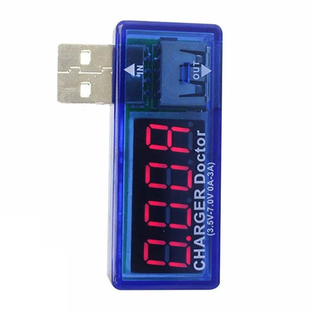 USB Charging Current Voltage Meter for Portable Devices
