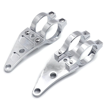 2X Billet Aluminum Headlight Fork Mounting Brackets for 41mm Forks