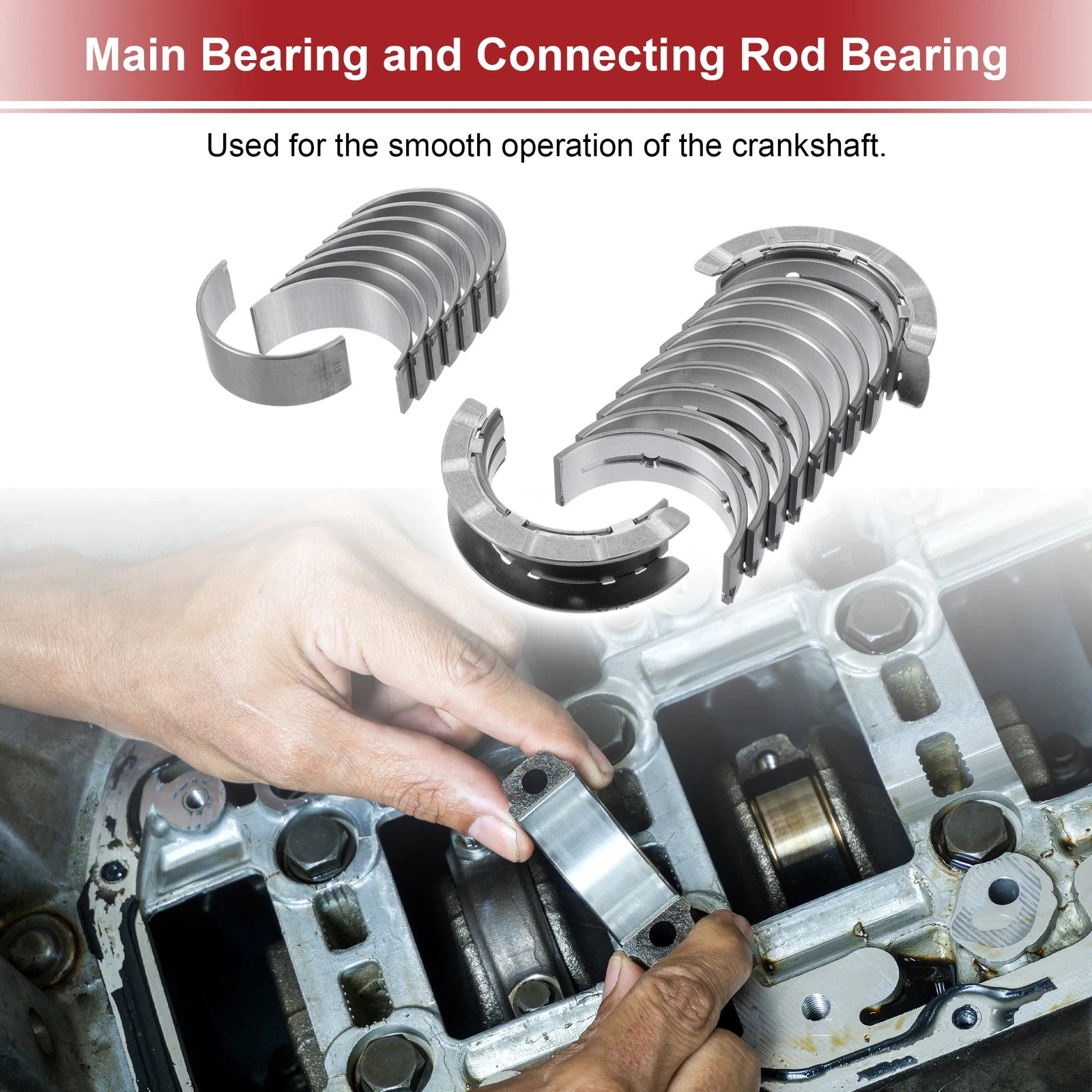 Main and Connecting Rod Bearing Kit Replacement for Chevrolet Malibu (2004–2012)
