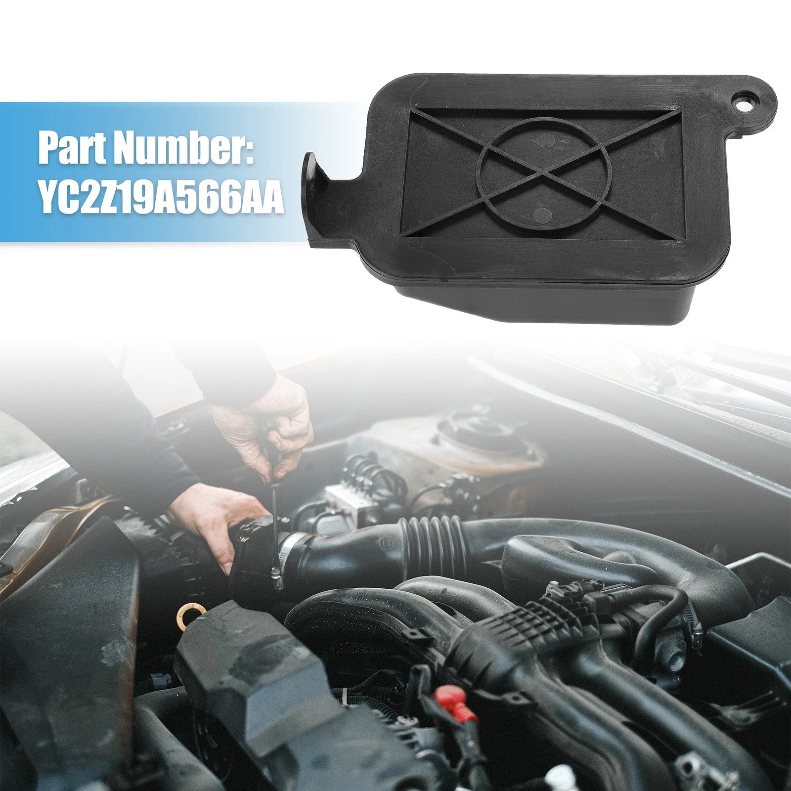 A/C Heat Vacuum Reservoir Tank for Ford E150 E250 E350 (2003–2014)