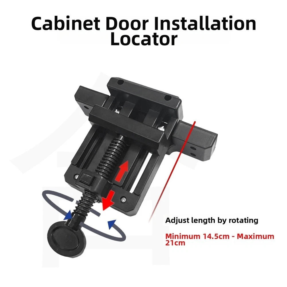 Adjustable ABS Door Mounting Clamp for Cabinet Installation (14.5-21 cm)
