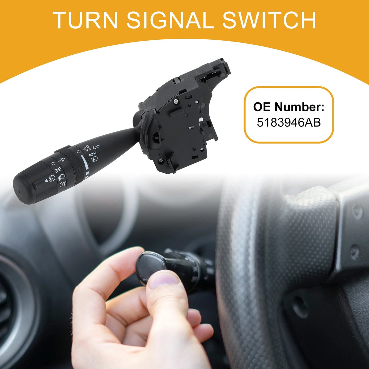 Turn Signal Switch Lever for Dodge Avenger Caliber Journey (2008–2020)