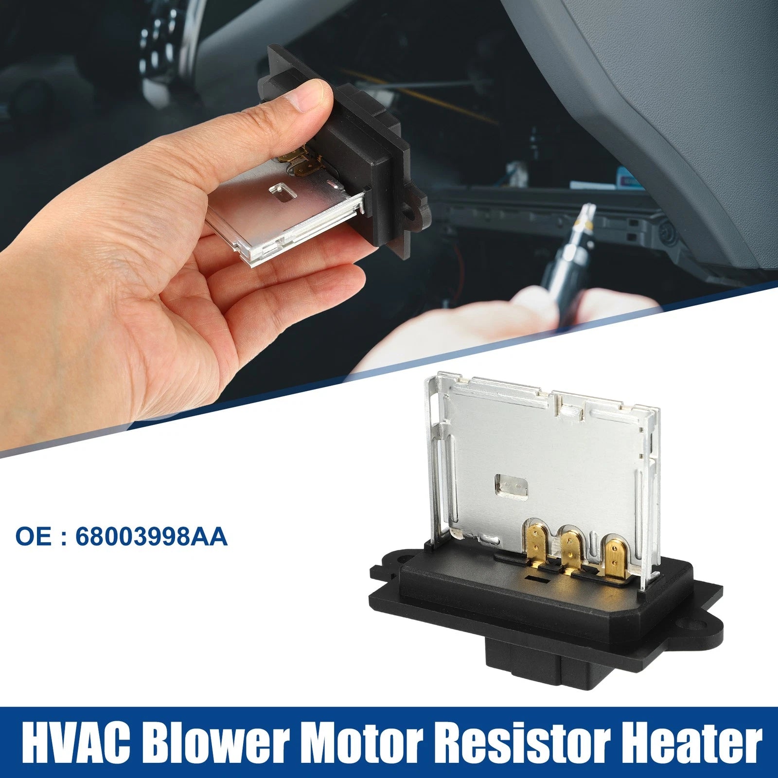 HVAC Blower Motor Resistor Heater Replacement for Dodge Nitro (2007–2009)