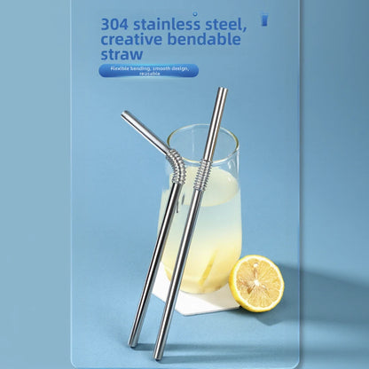 Metal Straw for Hot and Cold Drinks (On-the-go Sipping)