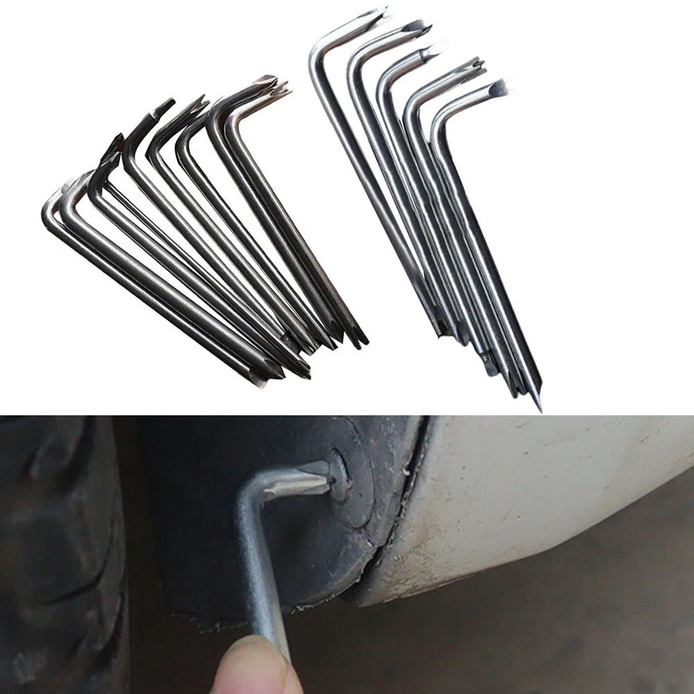 9-Piece L Shaped Screwdriver Set for Narrow Spaces