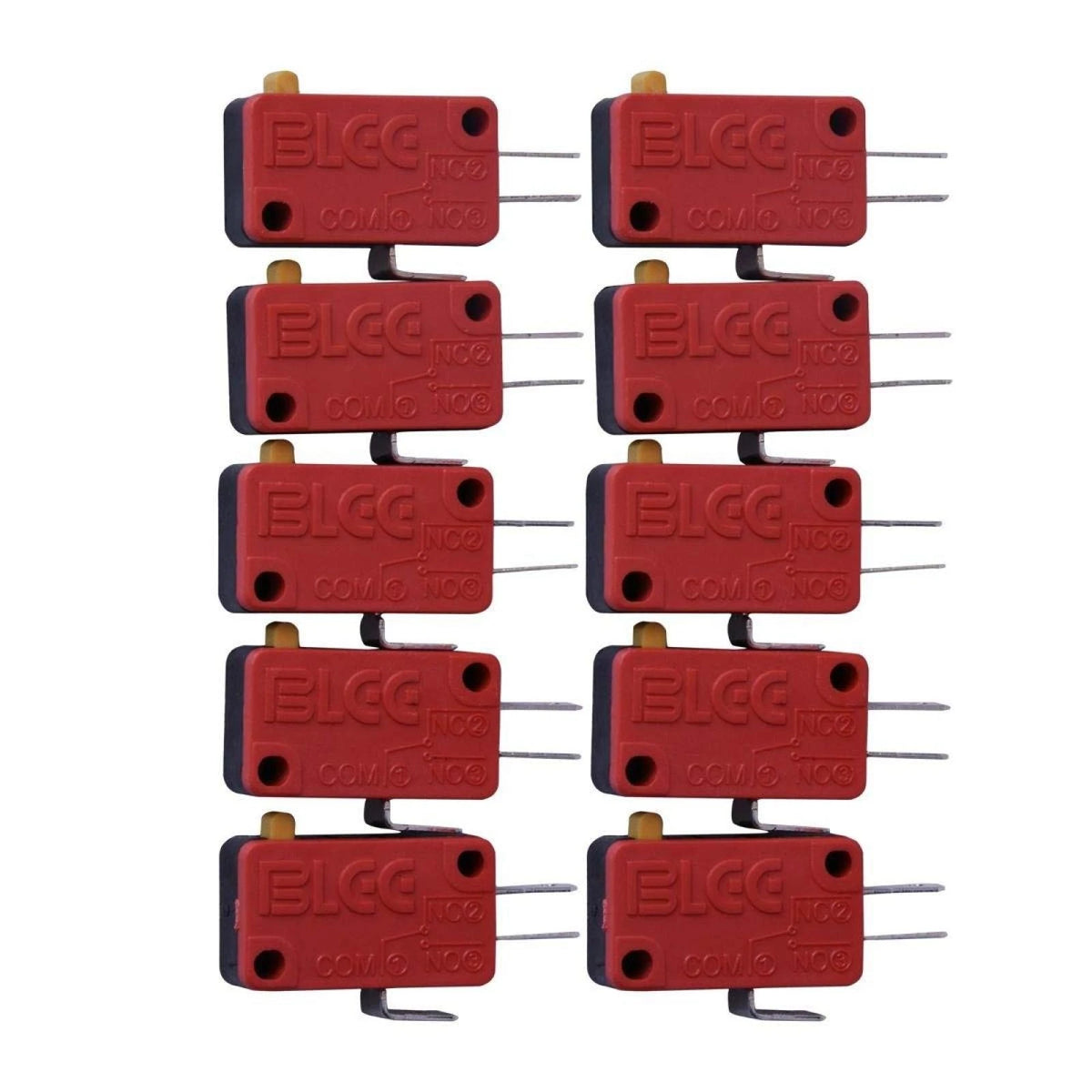 10 Pack 3 Pin Microswitch Push Button for Arcade Mame Jamma Games