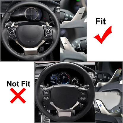 Steering Wheel Shift Paddle Extension for Lexus RC NX IS CT200h (2015–2020)