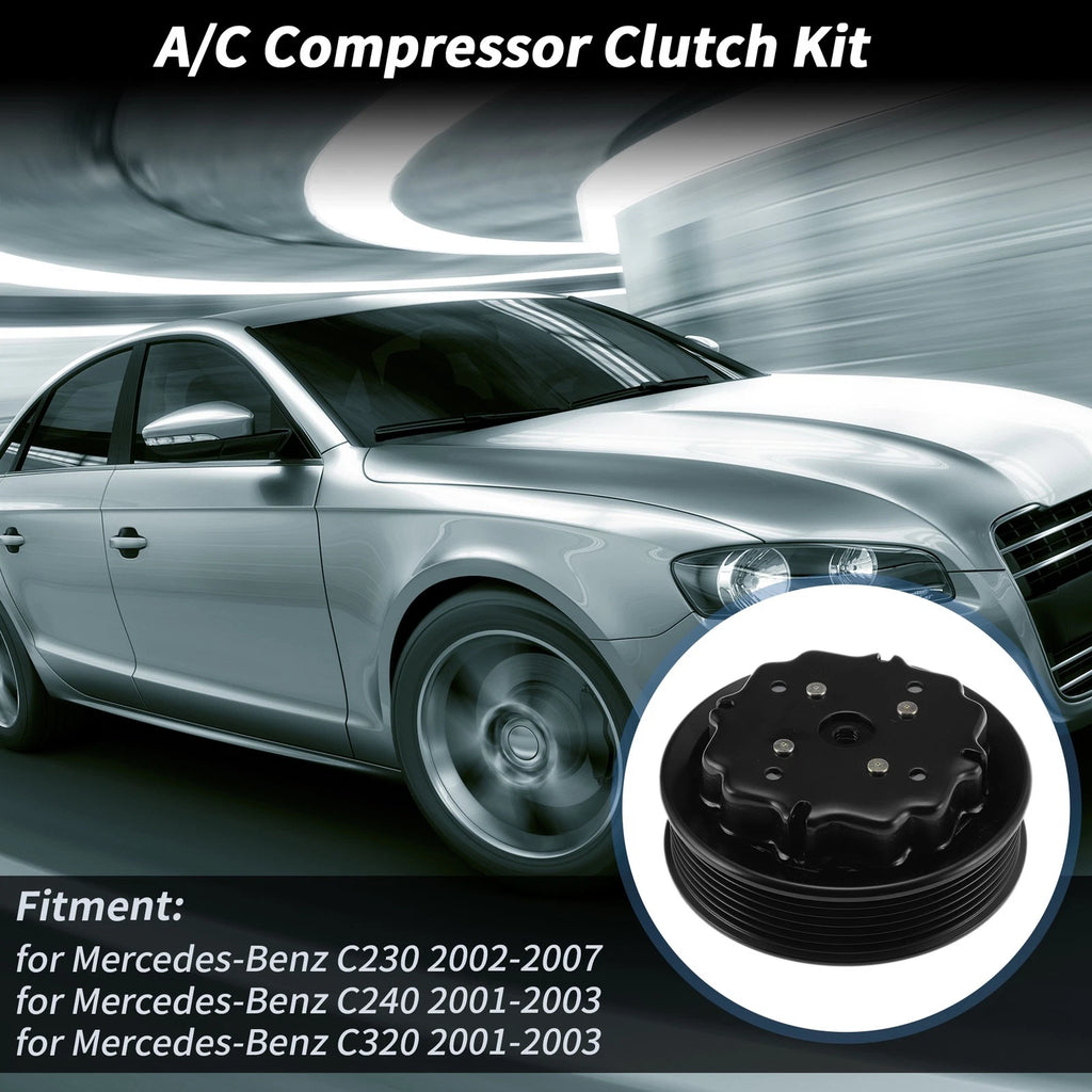 A/C Compressor Clutch Kit Replacement for Mercedes-Benz C230 (2001–2007)