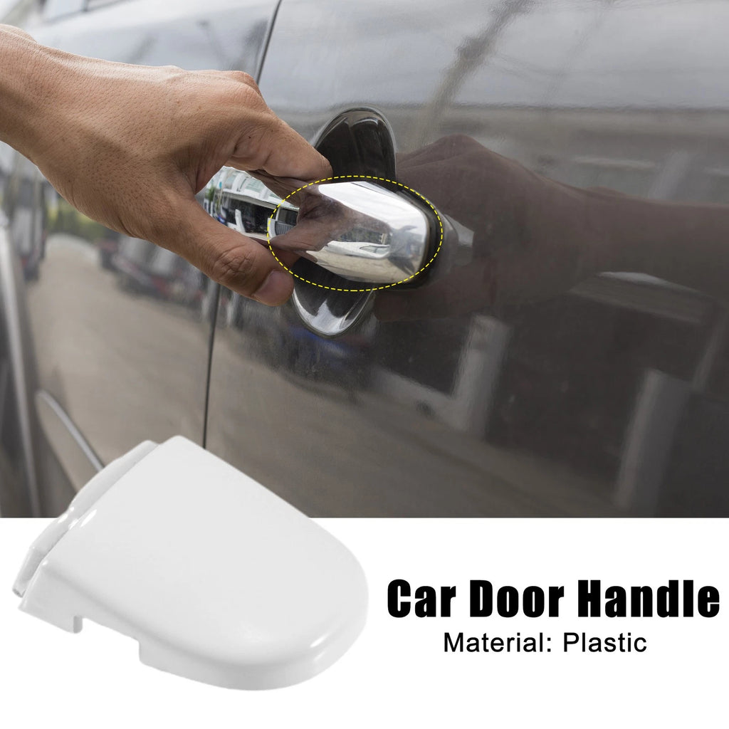 Exterior Door Handle Lock Cover Cap Front Left for Volkswagen Beetle White (2011–2019)