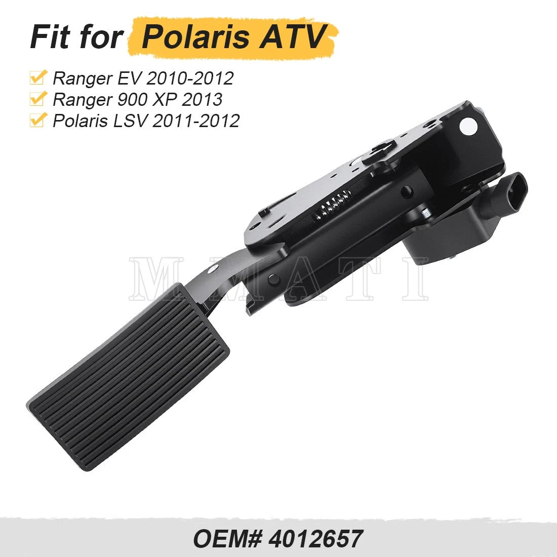 Throttle Position Sensor for Polaris Ranger EV XP 900 (2010–2013) 4012657