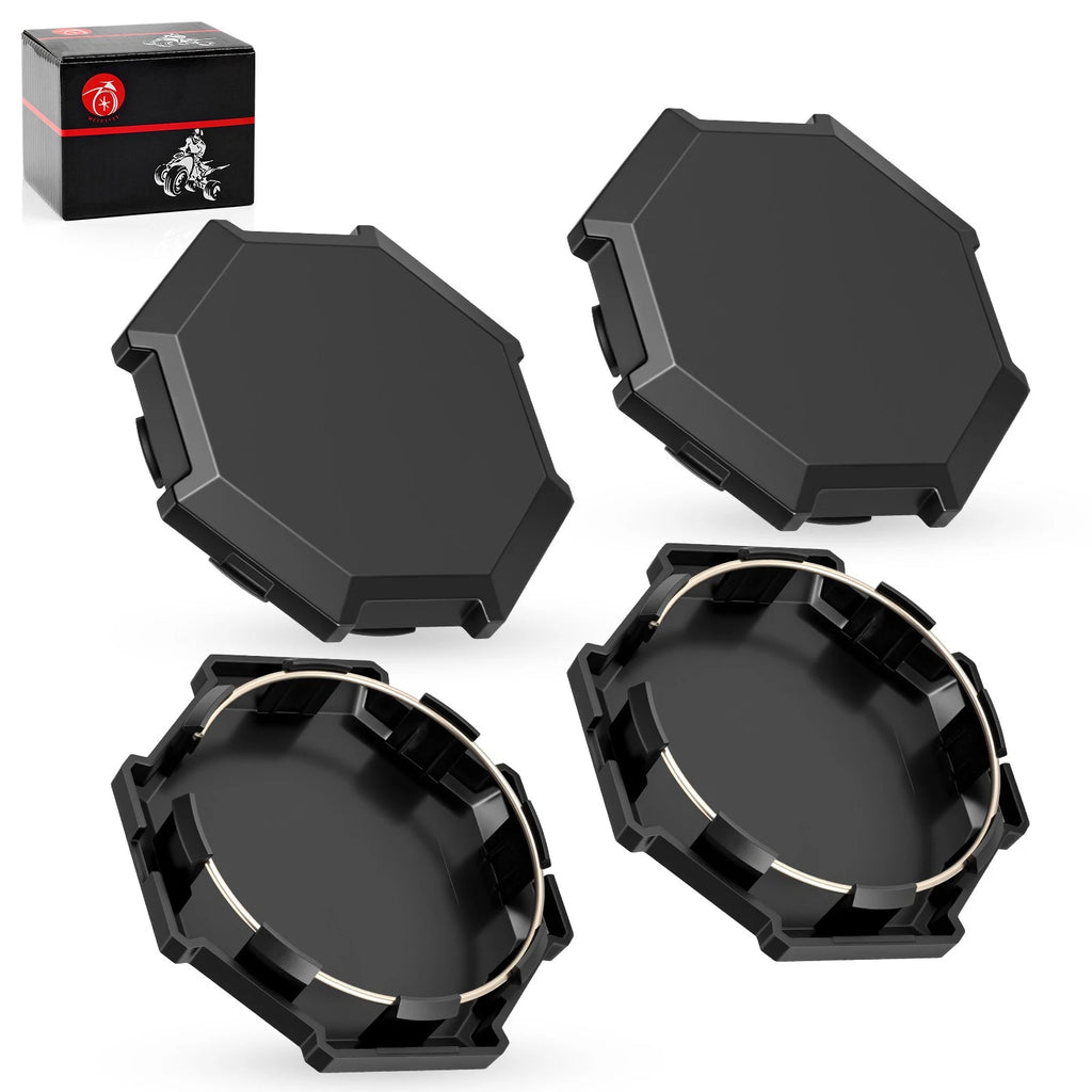 Set of 4 Black Wheel Hub Caps for Polaris Sportsman 1000 XP (2017–2024) 1521999-458