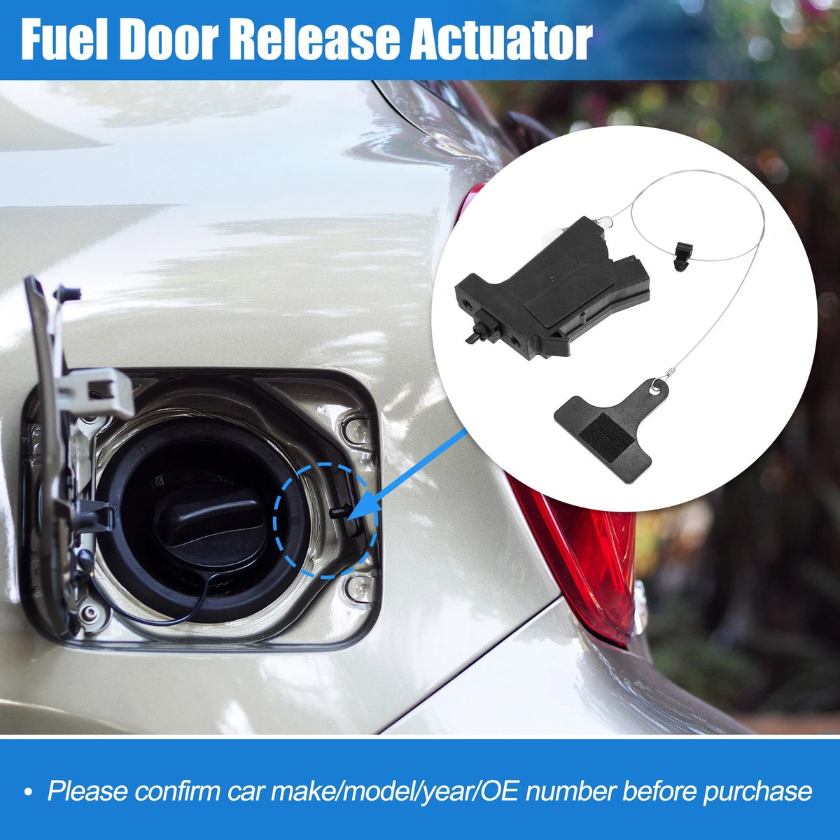 Fuel Filler Door Actuator Replacement for Hyundai Santa Fe (2013–2018)