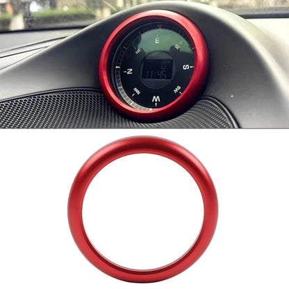 Stopwatch Compass Clock Cover Ring for Porsche 911, 718, Boxster, Cayenne, Macan (2016–2023) Red