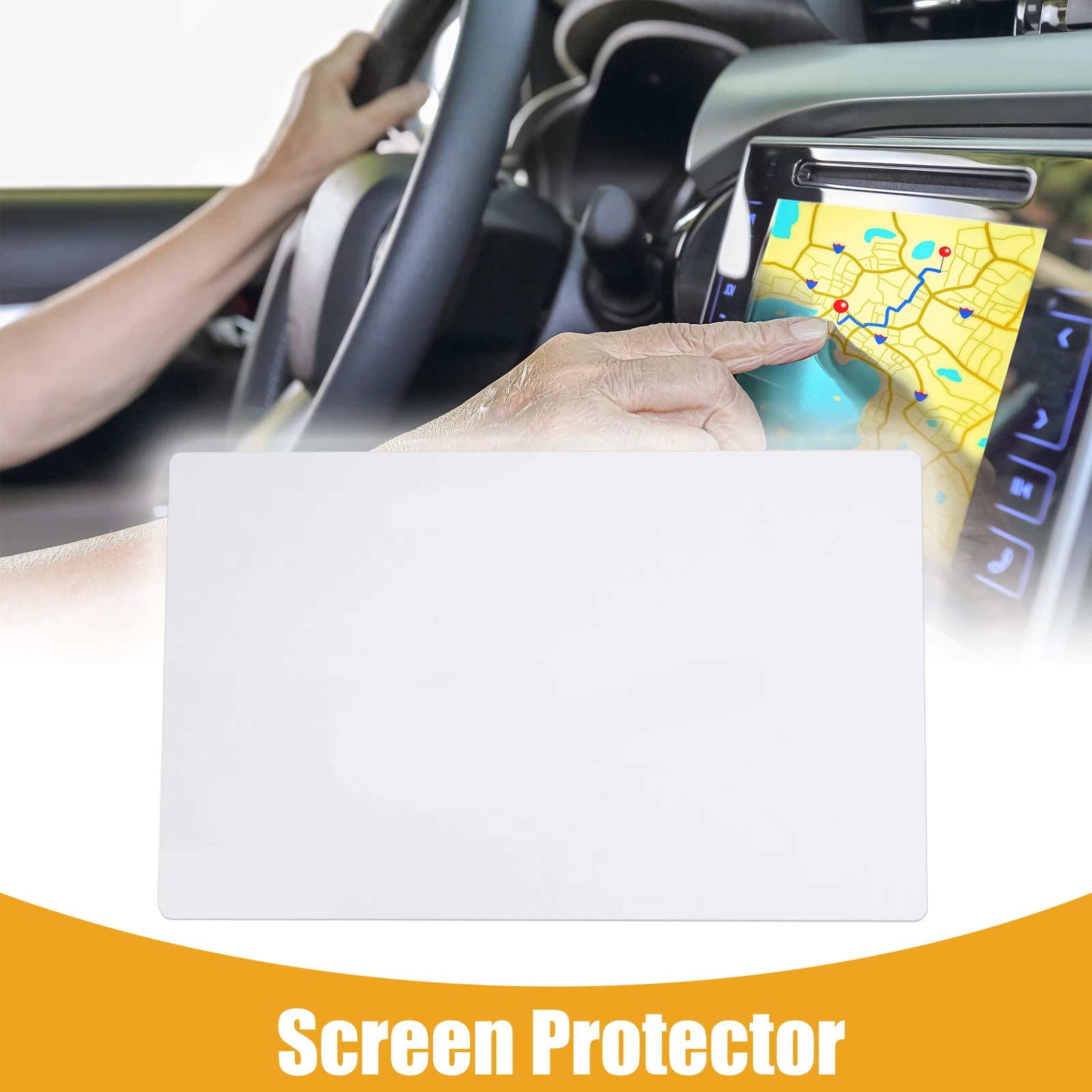 Tempered Glass Navigation Screen Protector for Porsche Cayman (2014–2016)