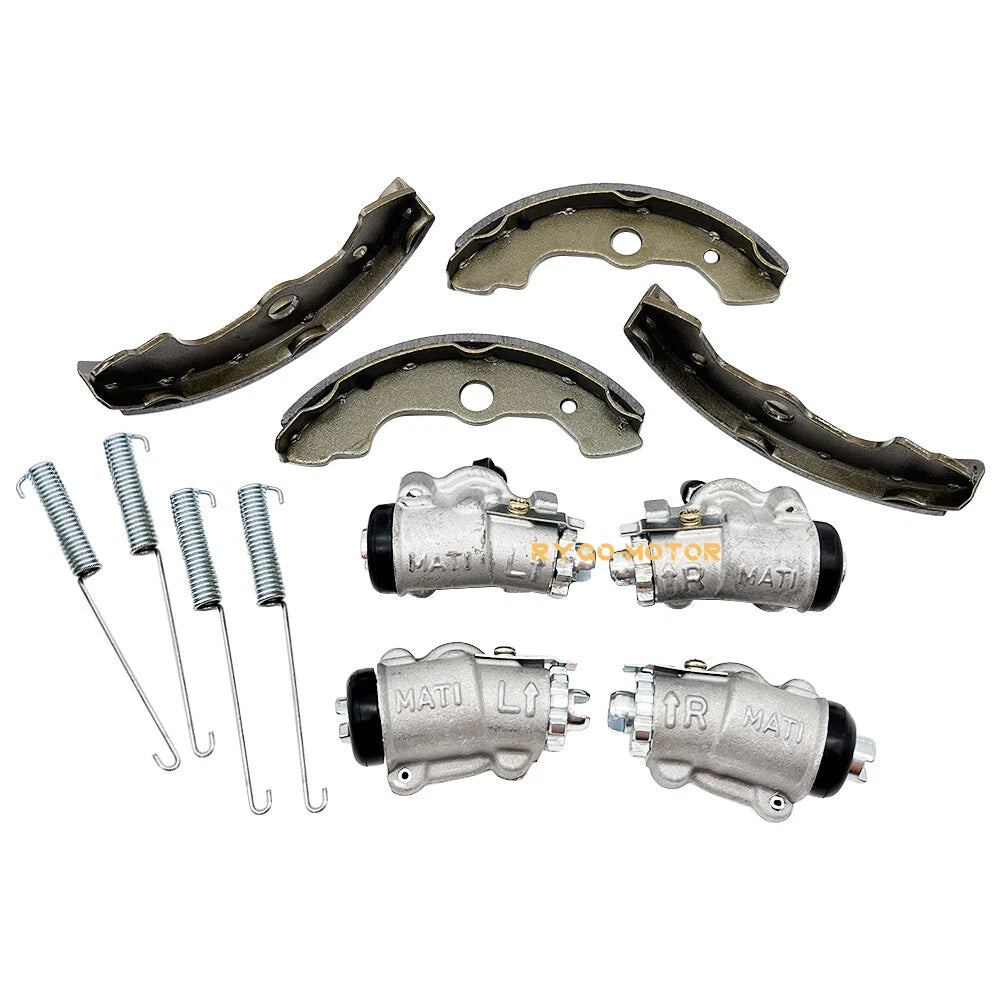 Front Brake Wheel Cylinders w/Shoes for Honda TRX400FA/FGA Rancher 400 (2004–2007)