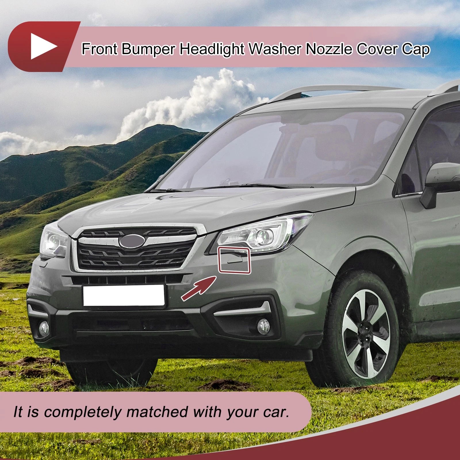 Front Left Washer Nozzle Cover Cap for Subaru Forester (2013–2015)