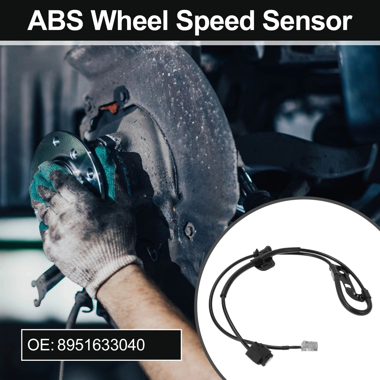 ABS Wheel Speed Sensor Replacement Rear Left for Toyota Camry (2007–2009)