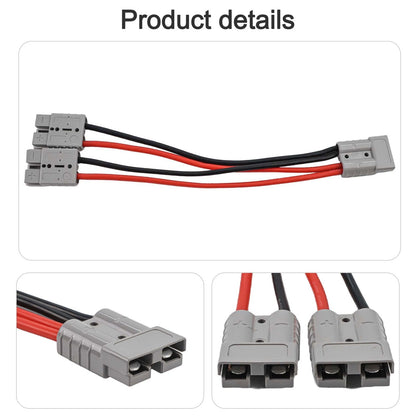 Y Adapter Battery Connector Cable for Car (4mm)