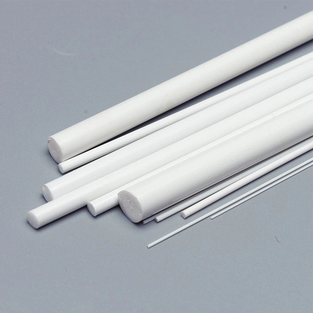 Set of 5 Plastic Rods Solid Bar for Handmade Models