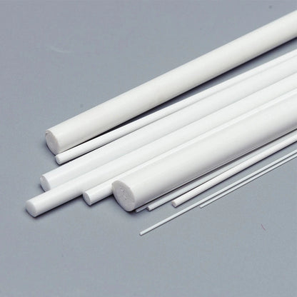 Set of 5 Plastic Rods Solid Bar for Handmade Models