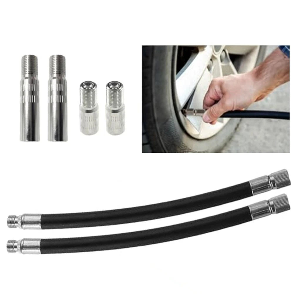Set of 4 Tire Inflation Valve Adapters for Scooter