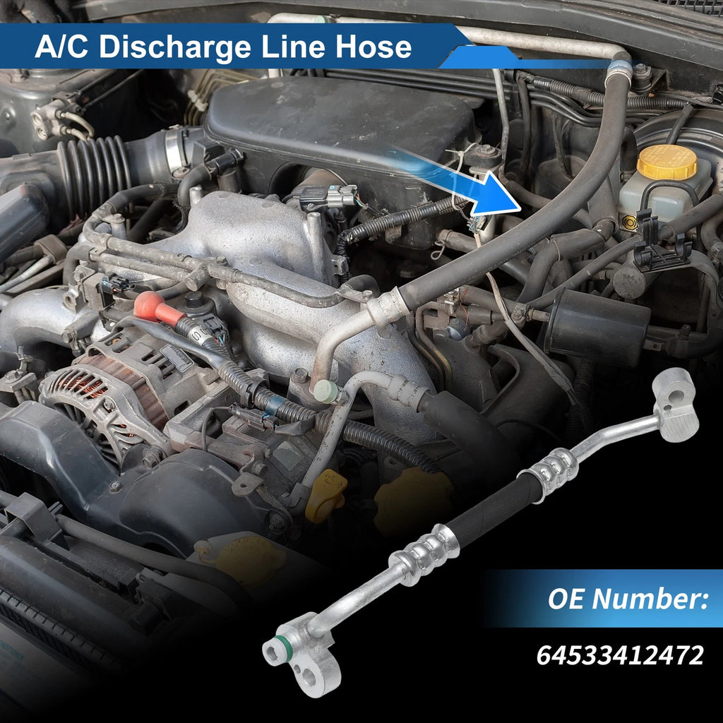 A/C Refrigerant Liquid Hose Replacement for BMW X3 (2004–2010)
