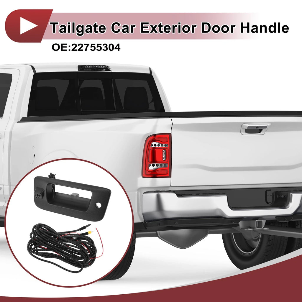 Tailgate Exterior Door Handle Replacement for Chevrolet Silverado Sierra (2014–2020)