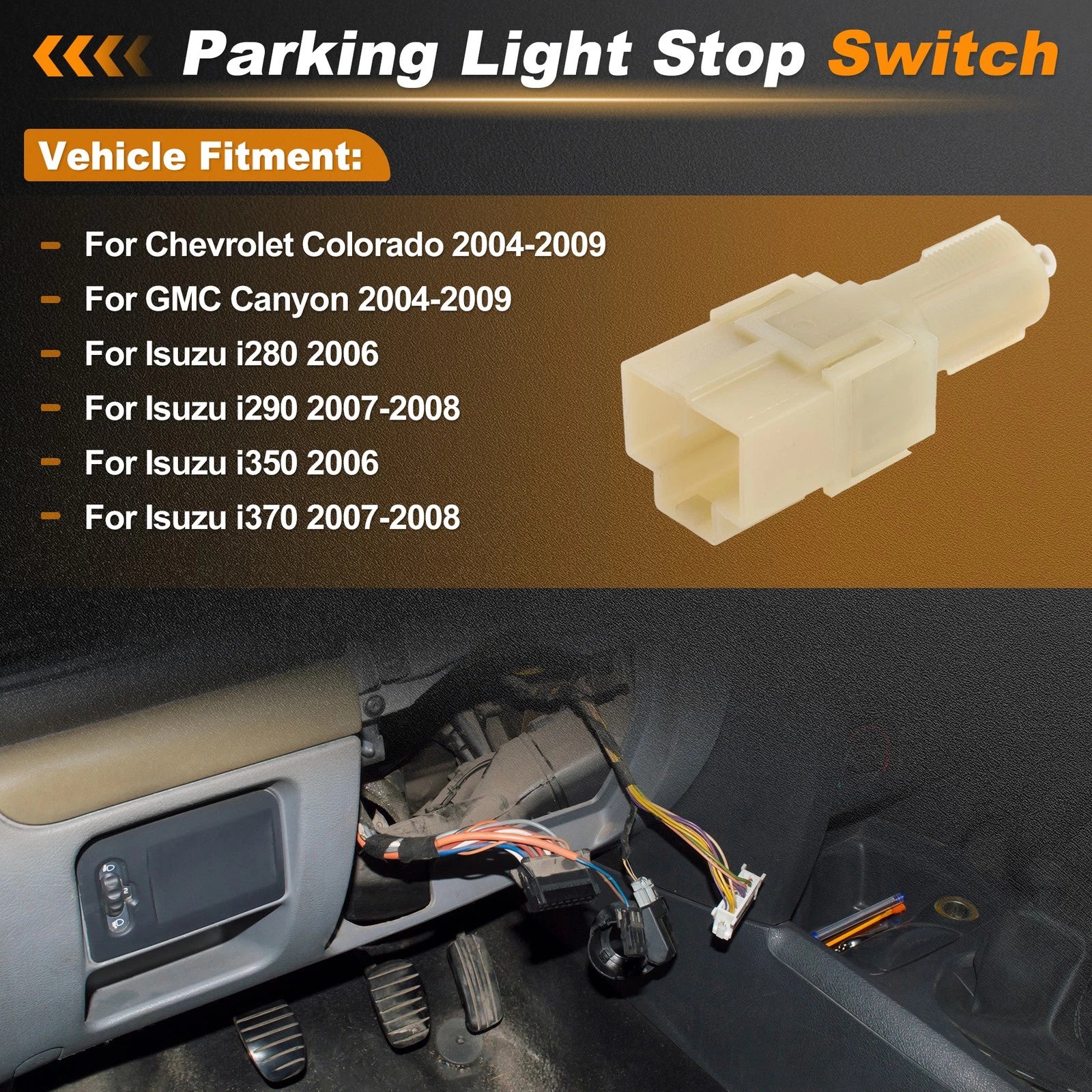 Brake Light Switch Replacement for Chevrolet Colorado 2004-2009 (2004–2009)