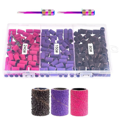 210X Nail Sanding Bands for Manicure Pedicure Drill Bits