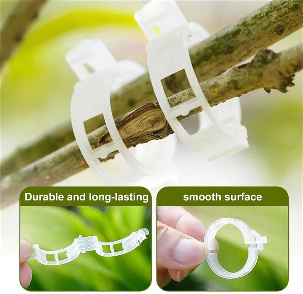 200Pc Plant Clips for Trellis Support (Tomato Vine)