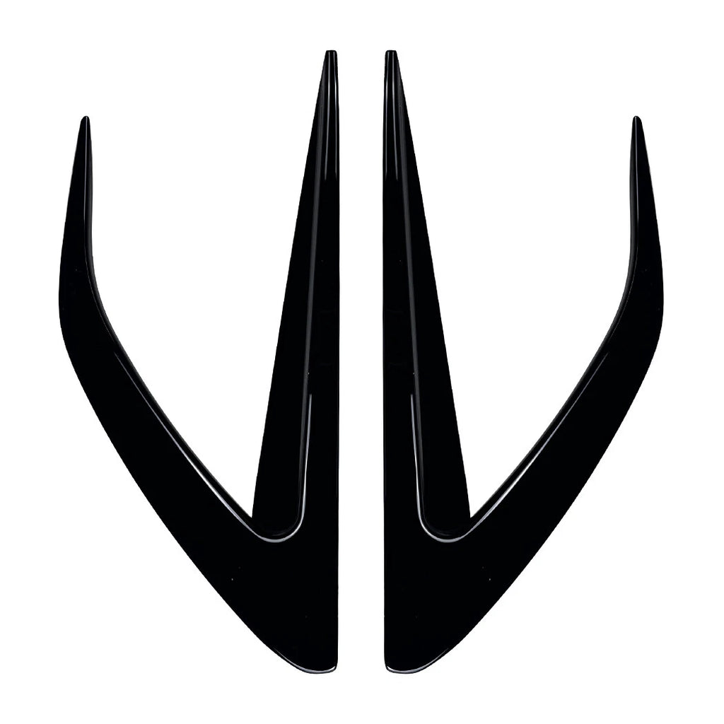 Gloss Black Front Vent Trim Fin Canards for Mazda MX-5 Miata (2016–2023)
