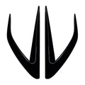 Gloss Black Front Vent Trim Fin Canards for Mazda MX-5 Miata (2016–2023)