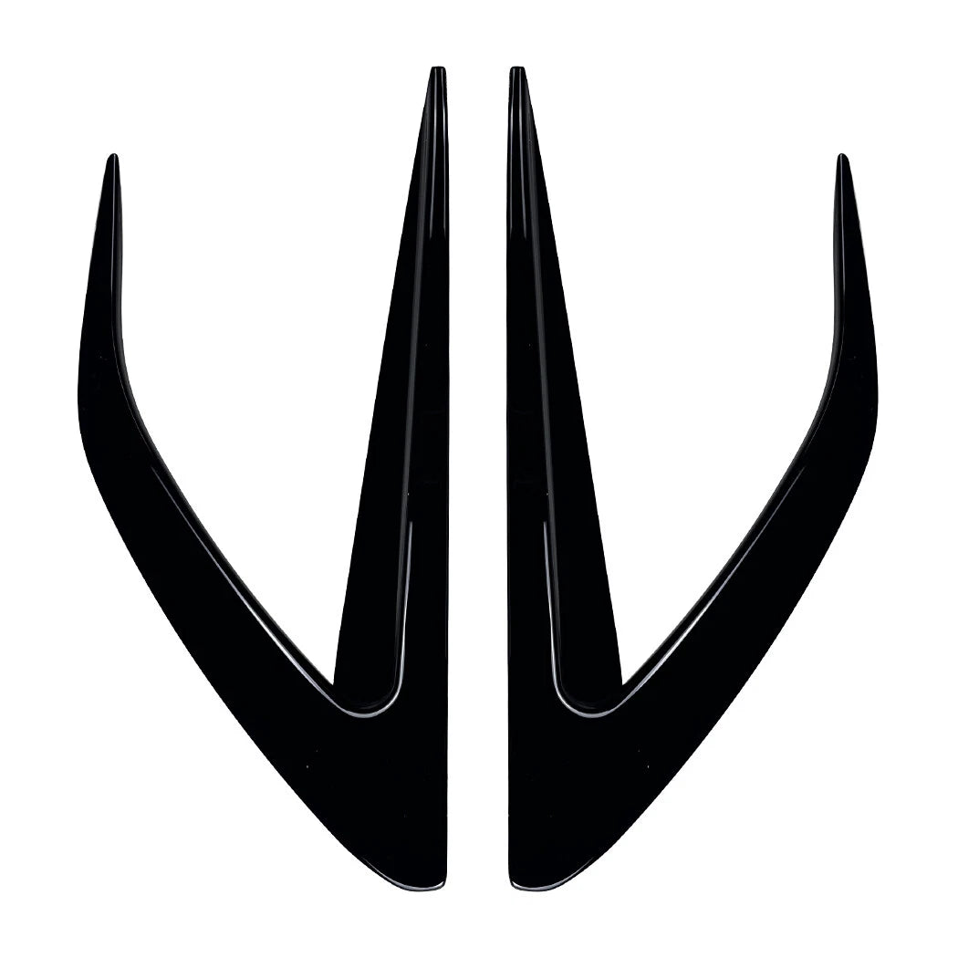 Gloss Black Front Vent Trim Fin Canards for Mazda MX-5 Miata (2016–2023)