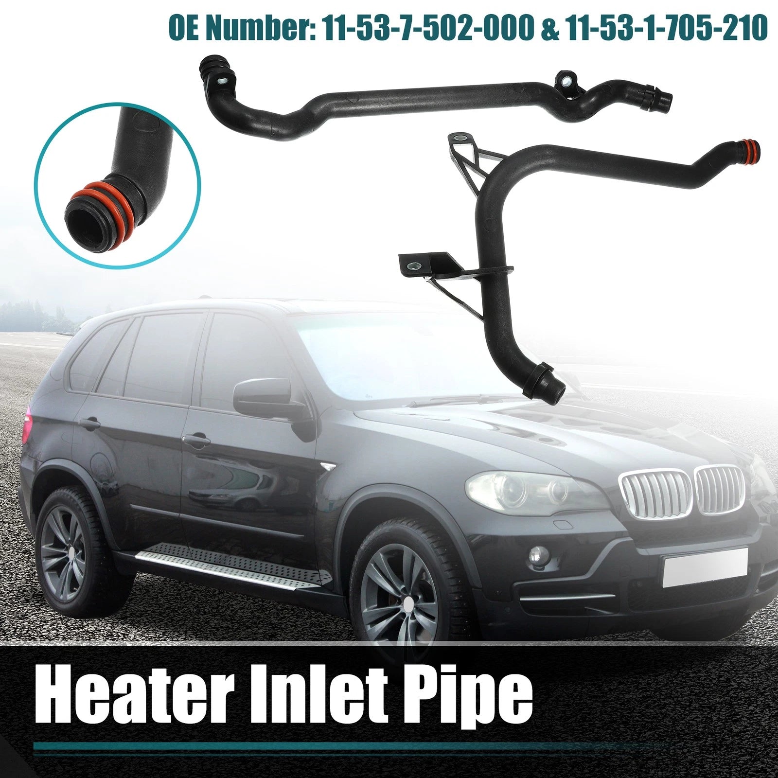 Engine Heater Inlet Coolant Pipe Replacement for BMW E46 E39 (1999–2006)