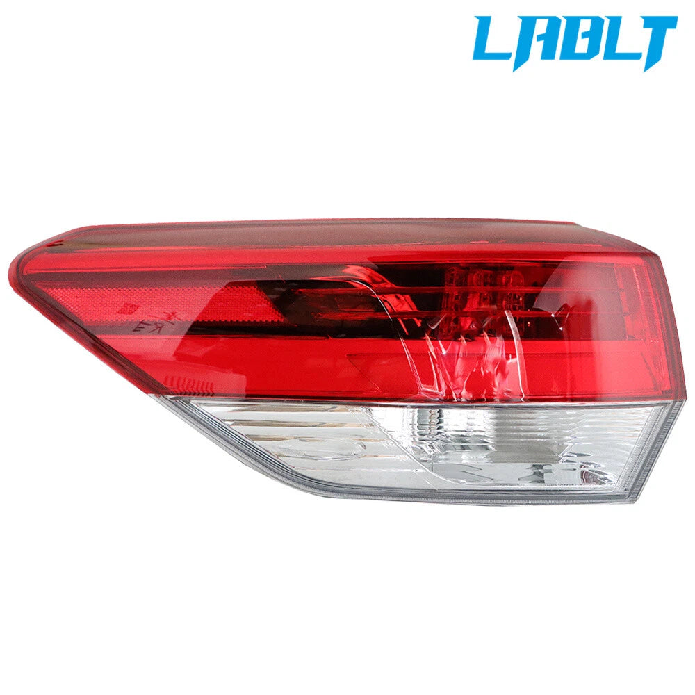 Left Side Outer Tail Light Brake Lamp for Toyota Highlander (2017–2019)