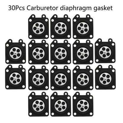 30Pcs Carburetor Metering Diaphragm Gasket for Walbro (95-526-9, 95-526)