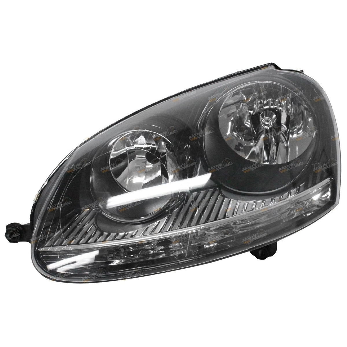 LH Non-Xenon Headlight for Volkswagen Golf Mk5 GT/GTI/R32 (2005–2009)