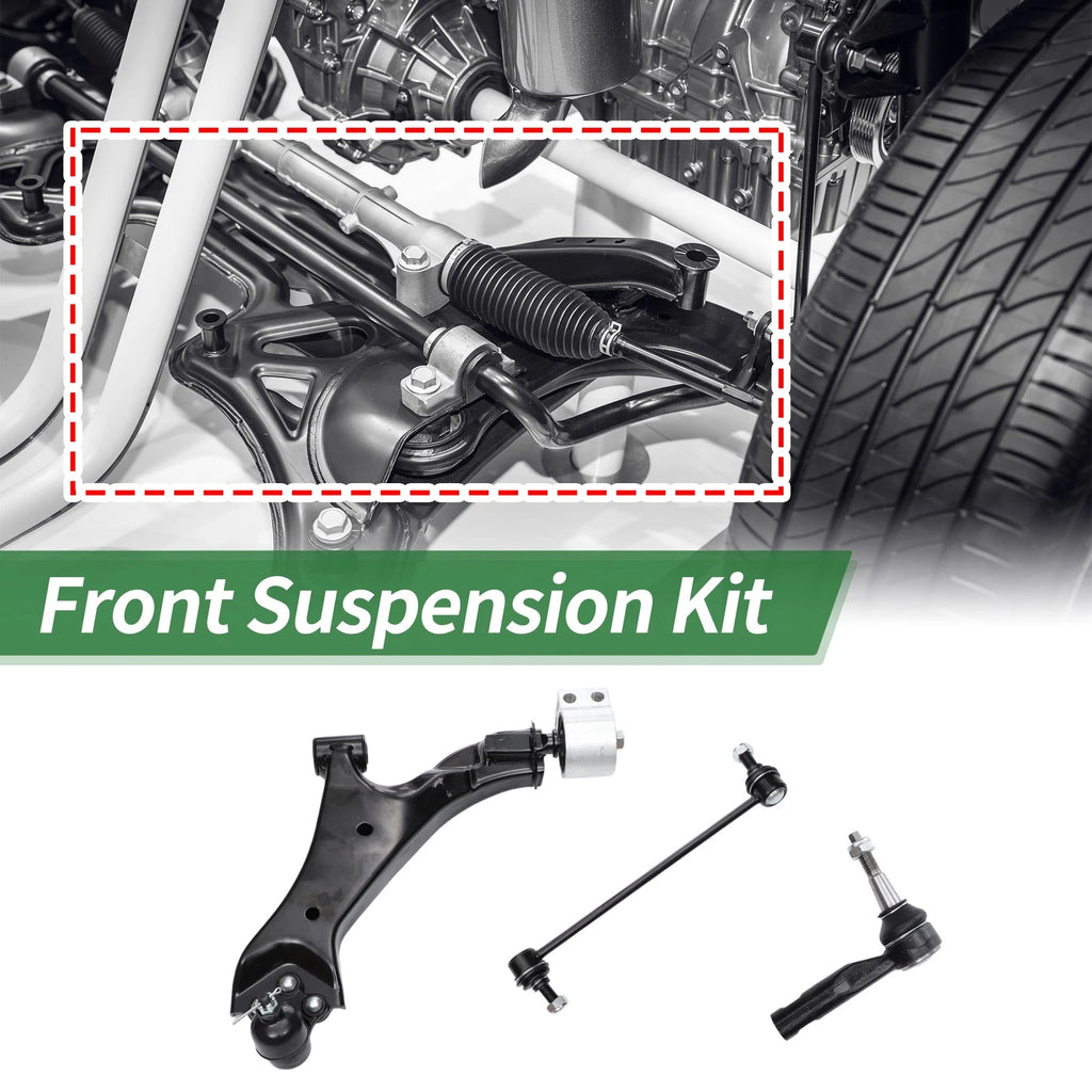 6pc Front Suspension Control Arm Kit Replacement for Chevrolet Equinox (2010–2017)