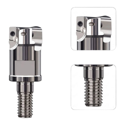 Milling Head Square Shoulder Shank 16mm Thread Locking for BAP3 CNC