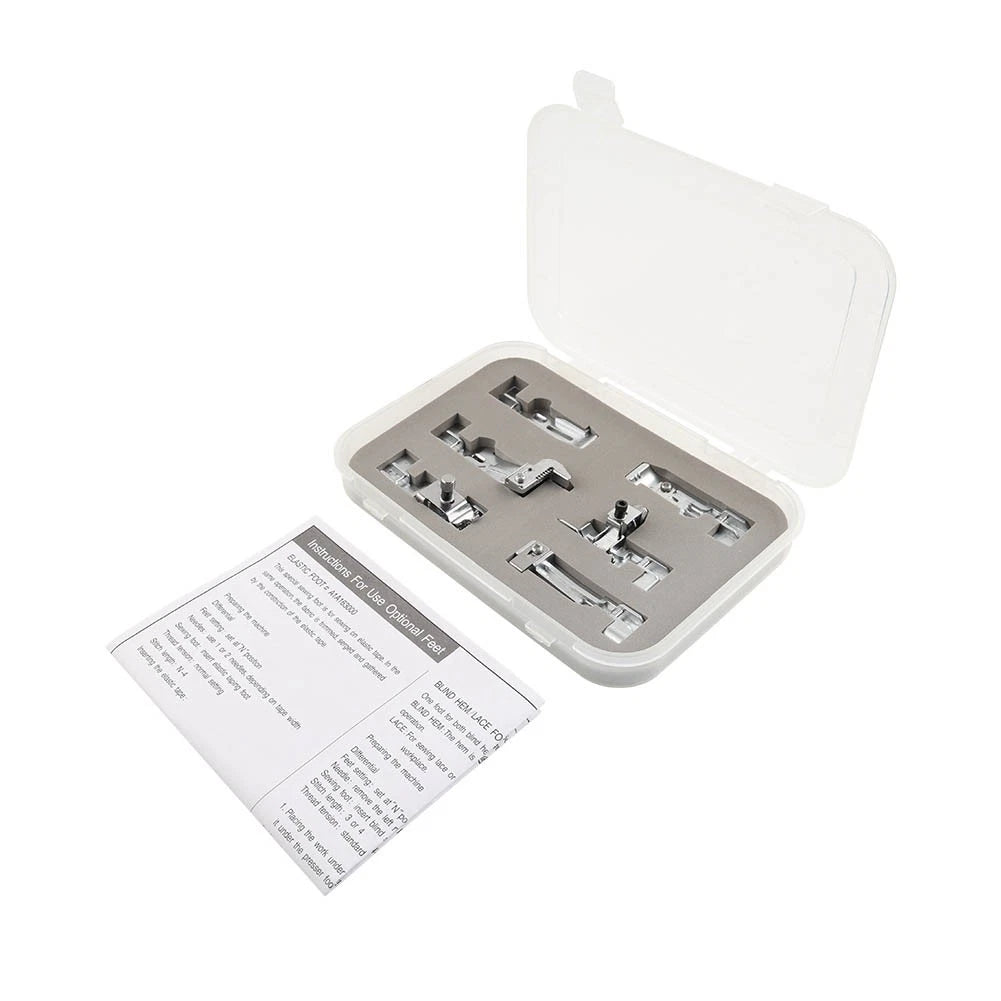 6X Overlock Presser Feet Kit for Juki Lock MO-50E MO-51E