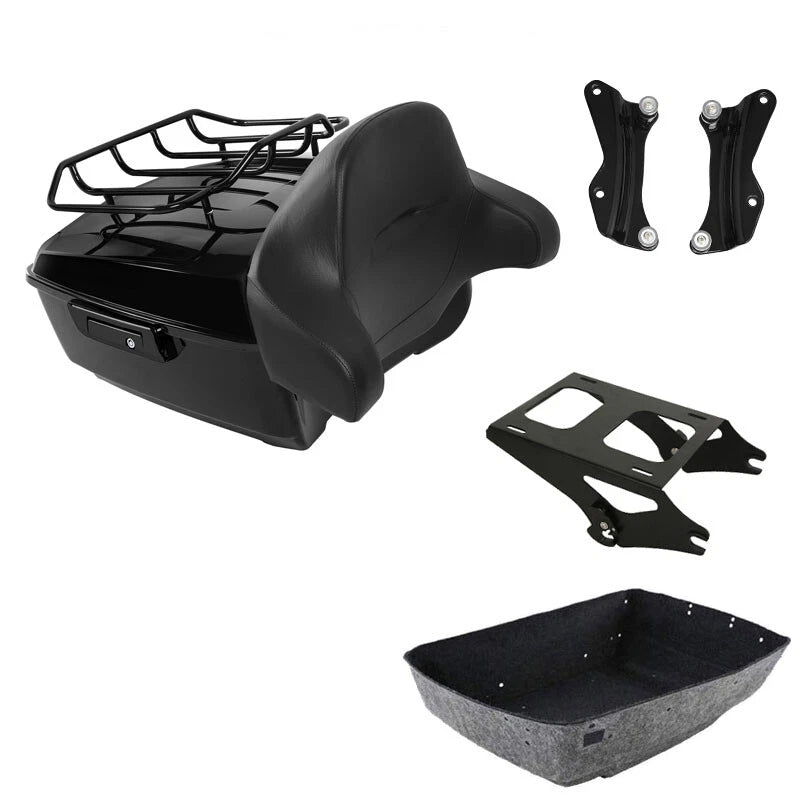 Trunk Luggage Pad Mount Rack Docking Hardware for Harley Touring (2014–2026)